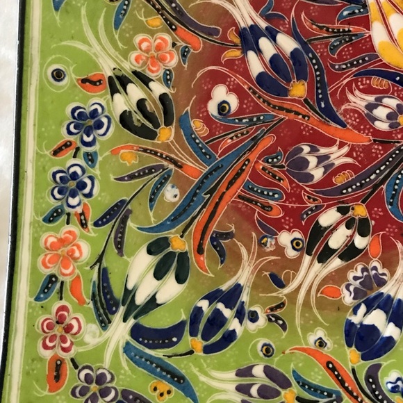 Turkish Hand Made Decorative Plate - Picture 8 of 8